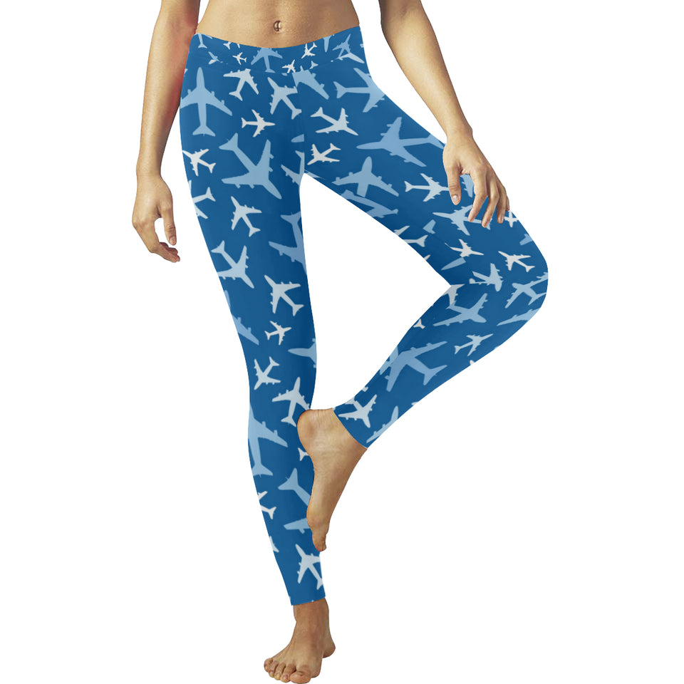 Airplane pattern in the sky Women's Legging Fulfilled In US