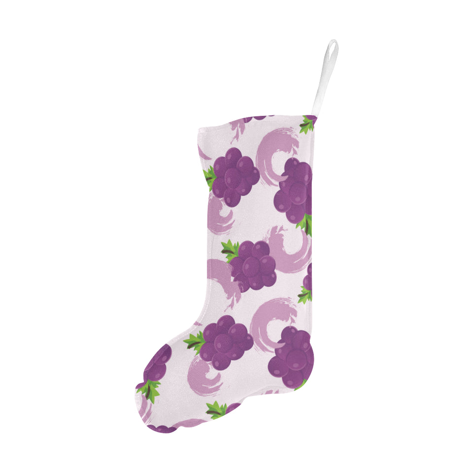 Cute Grape pattern Christmas Stocking