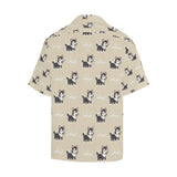 Cute Siberian Husky Men's All Over Print Hawaiian Shirt