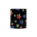 Colorful star pattern Morphing Mug Heat Changing Mug