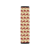 Greyhound Pattern Print Design 04 Car Seat Belt Cover