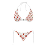 Daruma japanese wooden doll design pattern Sexy Bikinis Two-Piece Swimsuits