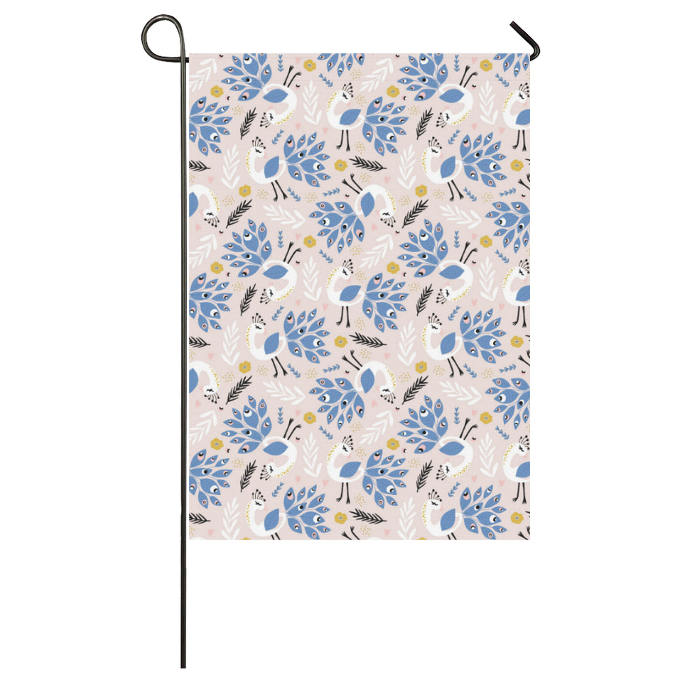 Cute peacock pattern House Flag Garden Flag