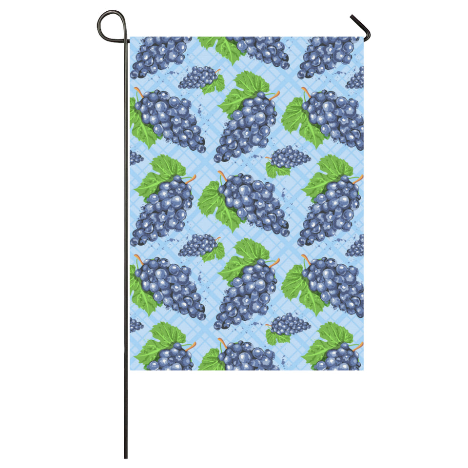 Watercolor grape pattern House Flag Garden Flag