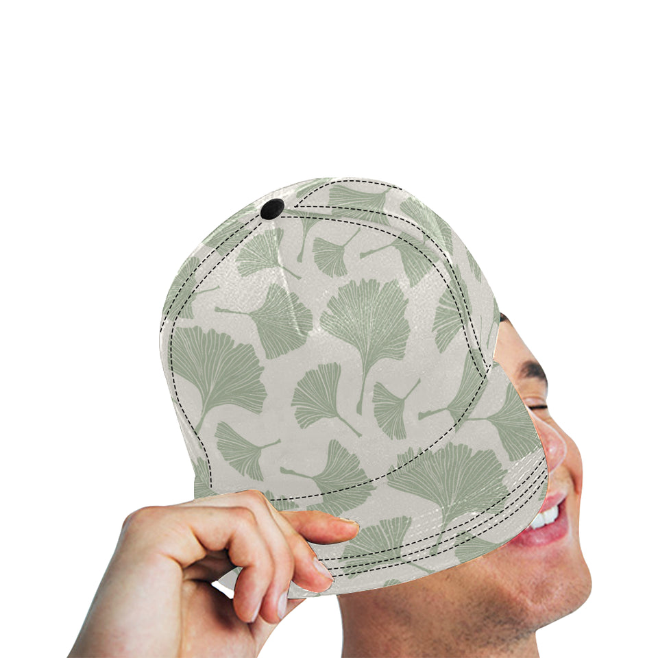 Ginkgo leaves pattern All Over Print Snapback Cap