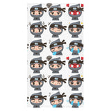 Cute ninja design pattern Bath Towel