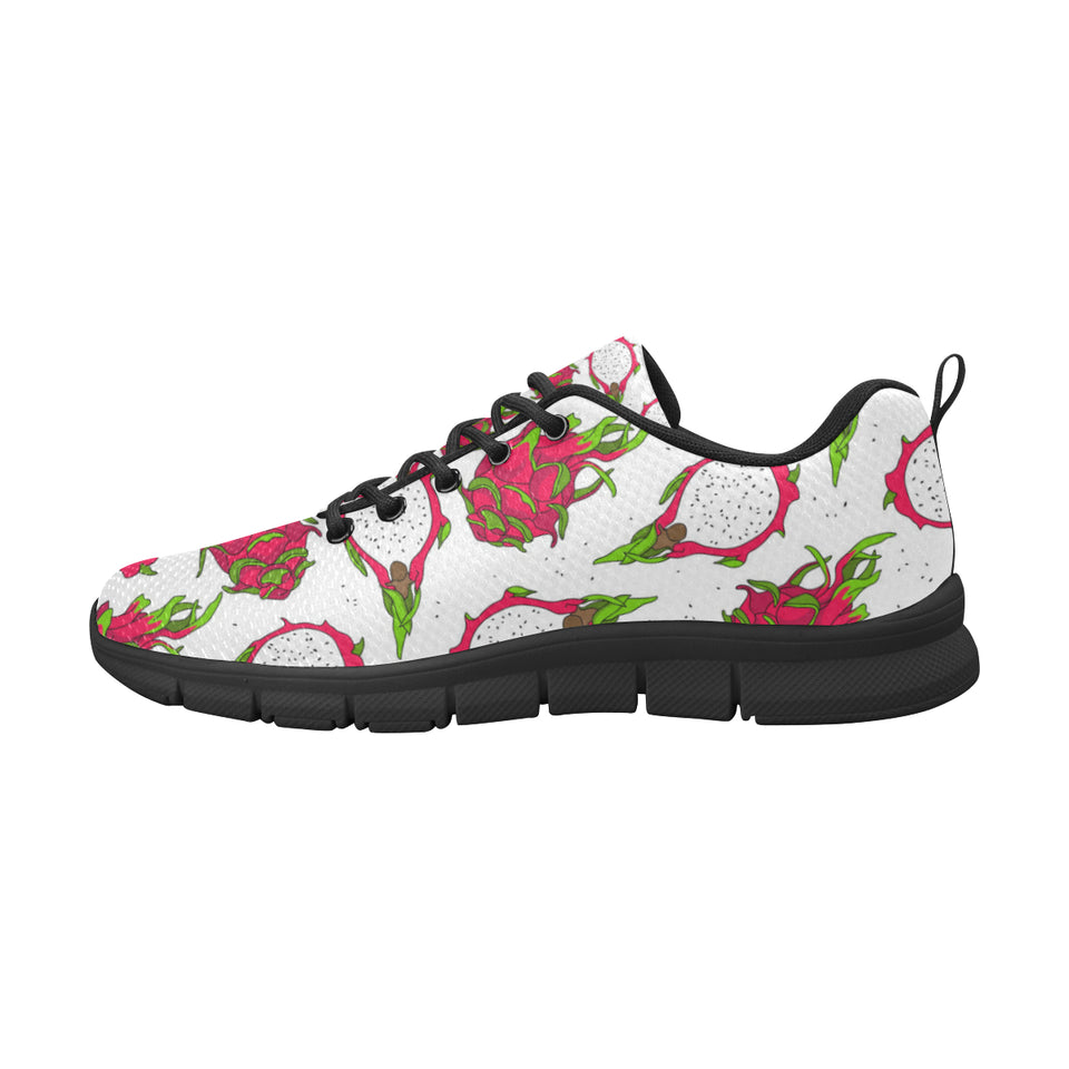 dragon fruits white background Women's Sneaker Shoes