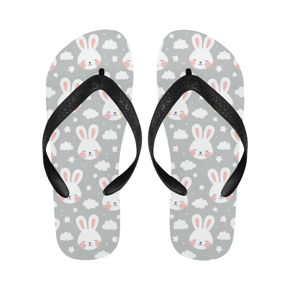 Rabbit cloud Pattern Unisex Flip Flops
