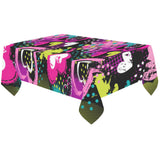 heart dot wave star creative design pattern Tablecloth