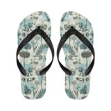 Dragonfly Butterfly Plants insect flower vintage s Unisex Flip Flops
