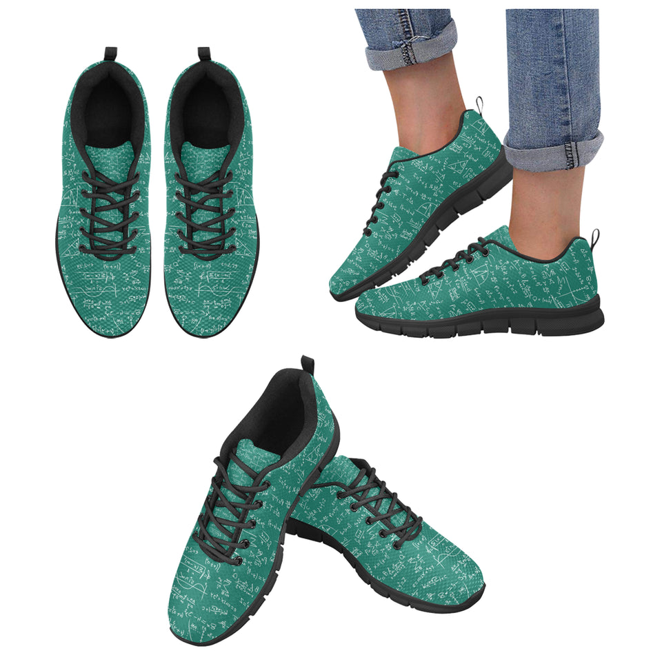 Math Pattern Print Design 01 Women's Sneaker Shoes