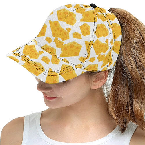 Cheese slice pattern All Over Print Snapback Cap