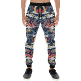 Blue red dragon cloud pattern Unisex Casual Sweatpants