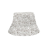 cacao beans leaves pattern Unisex Bucket Hat