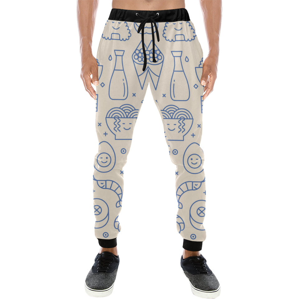 Cute sushi icon pattern Unisex Casual Sweatpants
