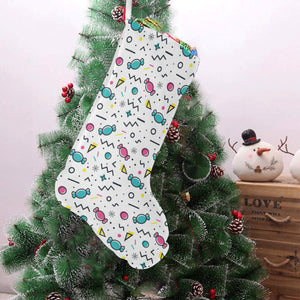 Candy design pattern Christmas Stocking