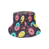 Colorful donut glaze pattern Unisex Bucket Hat