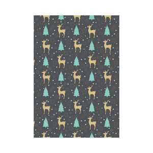 Deers star tree pattern House Flag Garden Flag