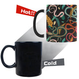 Colorful snake plant pattern Morphing Mug Heat Changing Mug