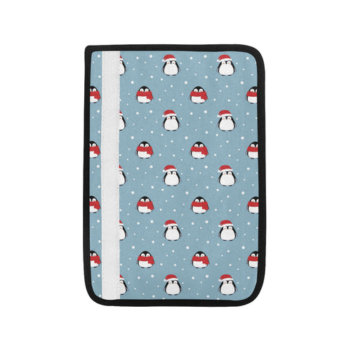 Cute penguin christmas snow pattern Car Seat Belt Cover