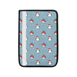Cute penguin christmas snow pattern Car Seat Belt Cover
