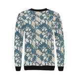 Sea turtle Polynesian Tribal design pattern Women's Crew Neck Sweatshirt