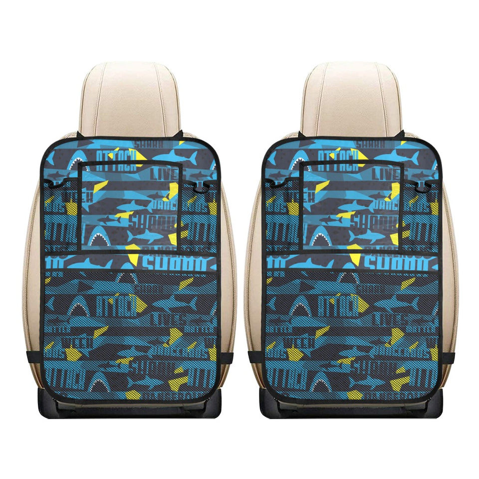 Shark dangerous Car Seat Back Organizer