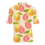 Beautiful guava pattern Men's All Over Print Polo Shirt