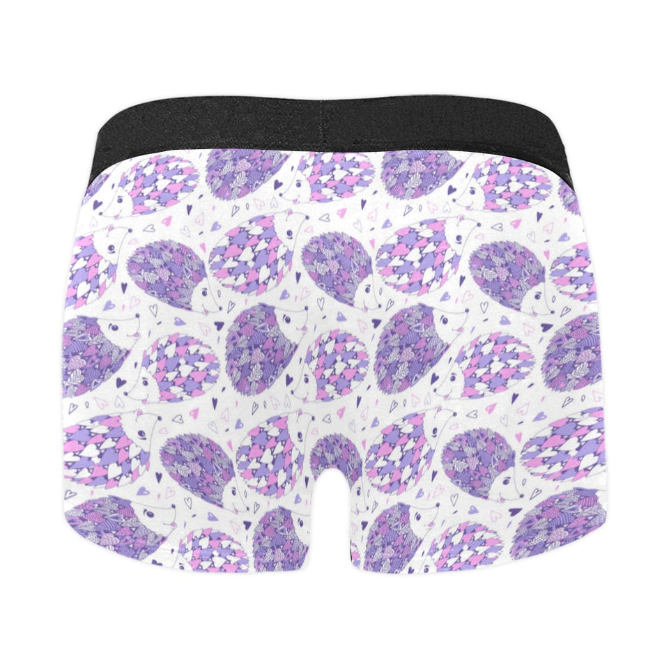 Hedgehog Pattern Print Design 05 Men's All Over Print Boxer Briefs Men's Underwear