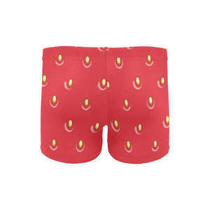 strawberry texture skin pattern Men's Swimming Trunks