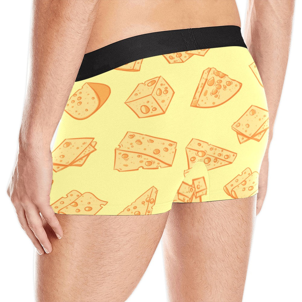 Cheese design pattern Men's All Over Print Boxer Briefs Men's Underwear