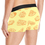 Cheese design pattern Men's All Over Print Boxer Briefs Men's Underwear