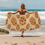 Cookie pattern Beach Towel