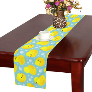 Duck Pattern Print Design 03 Table Runner