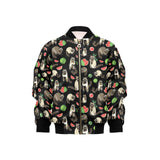 Raccoon watermelon pattern Kids' Boys' Girls' Bomber Jacket