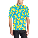 Duck Pattern Print Design 04 Men's All Over Print Polo Shirt