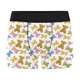 Teddy Bear Pattern Print Design 01 Men's All Over Print Boxer Briefs Men's Underwear