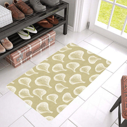 Garlic design pattern Doormat