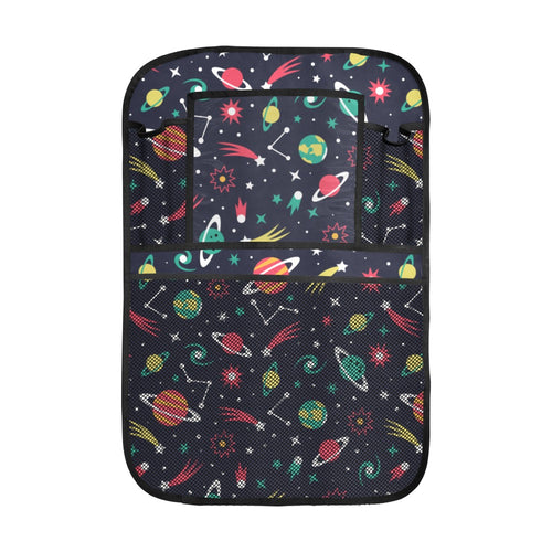colorful space pattern planet star Car Seat Back Organizer