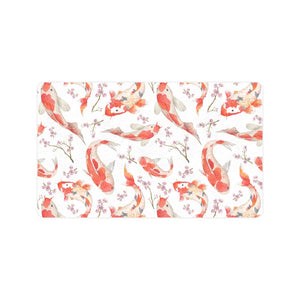 Watercolor Koi Fish Carp Fish pattern Doormat