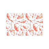 Watercolor Koi Fish Carp Fish pattern Doormat