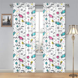 Candy design pattern Gauze Curtain