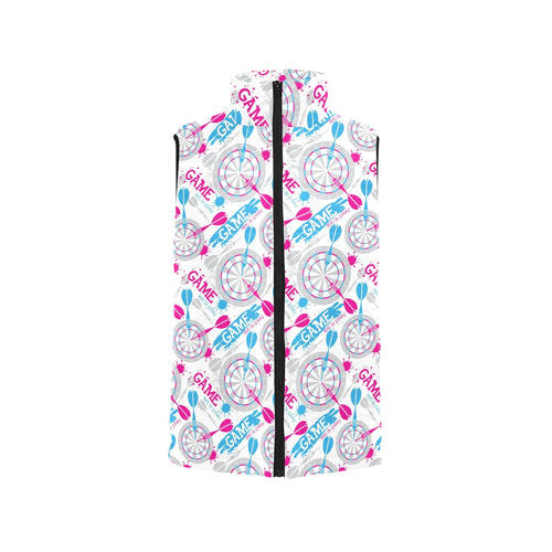 Darts Pattern Print Design 01 Men's Padded Vest