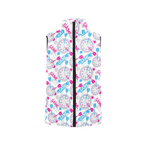 Darts Pattern Print Design 01 Men's Padded Vest