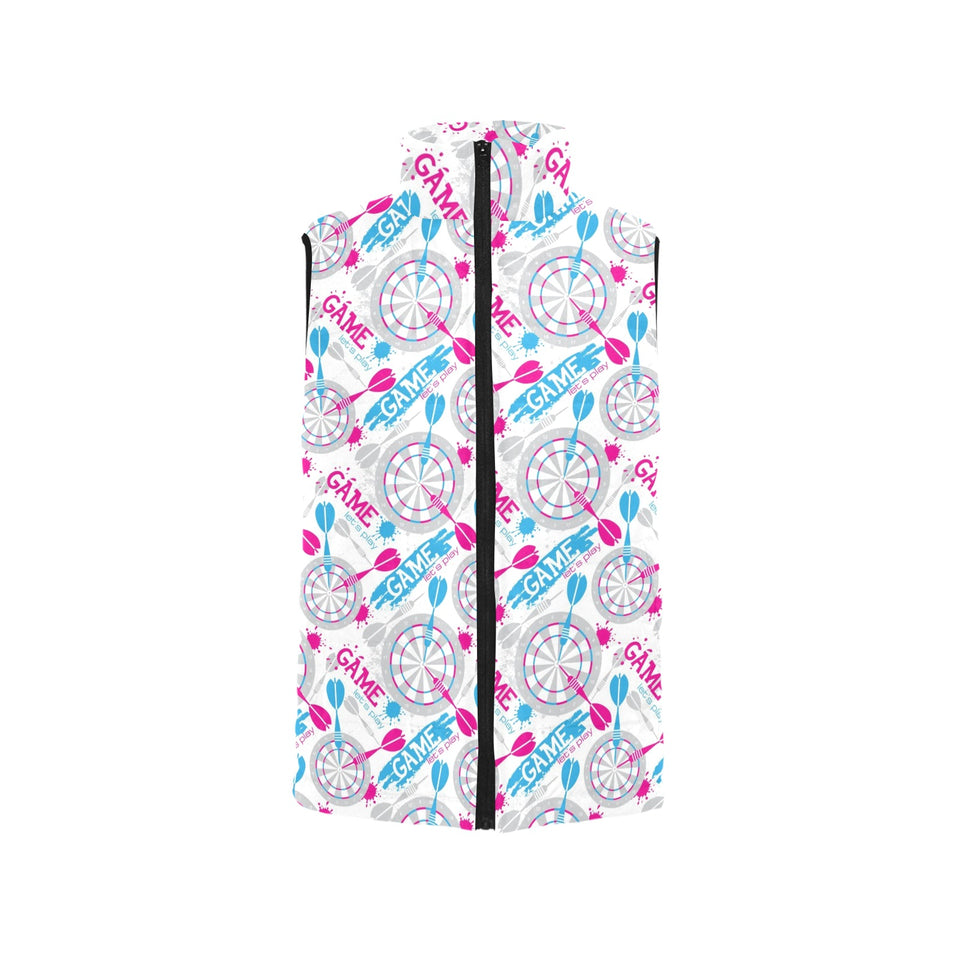 Darts Pattern Print Design 01 Men's Padded Vest