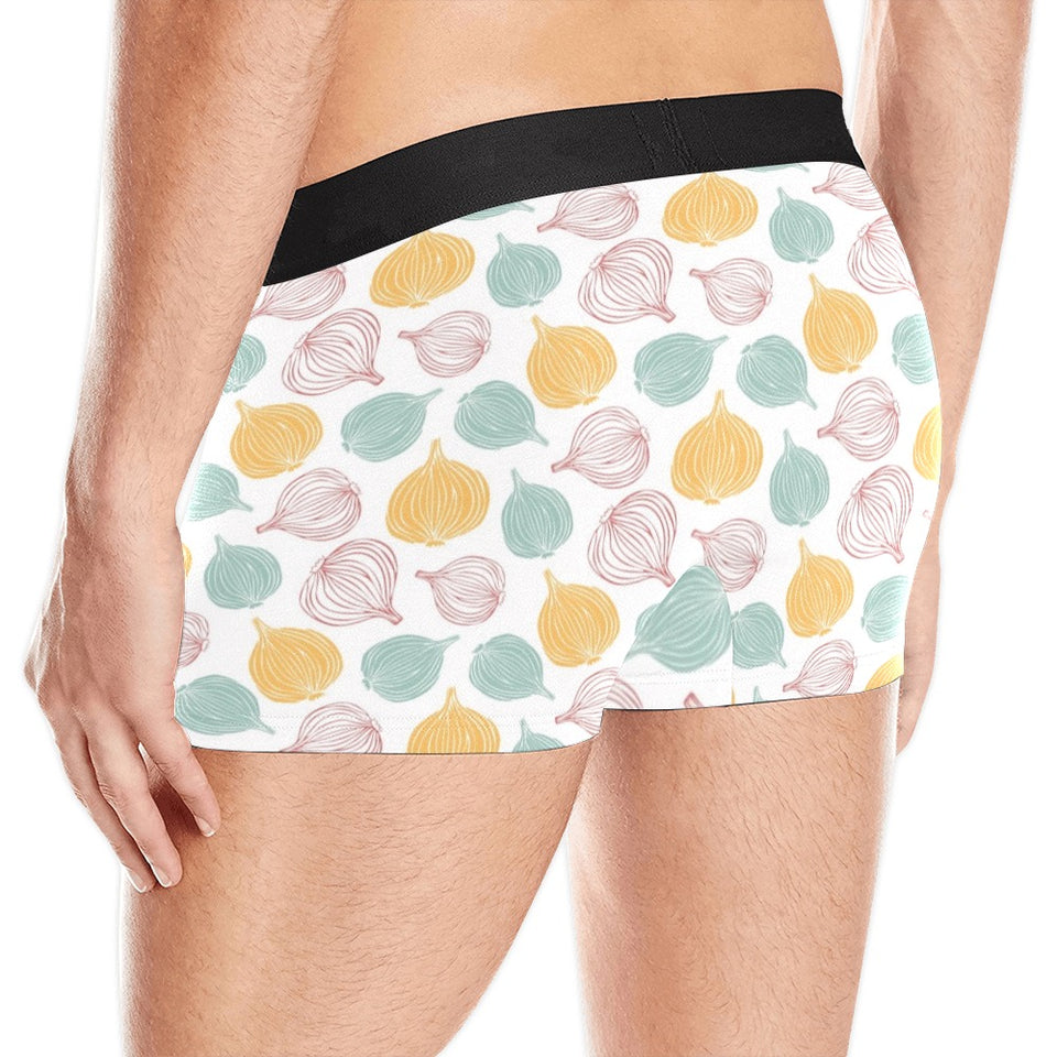 colorful onions white background Men's All Over Print Boxer Briefs Men's Underwear