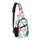 Watercolor bowling pattern All Over Print Chest Bag