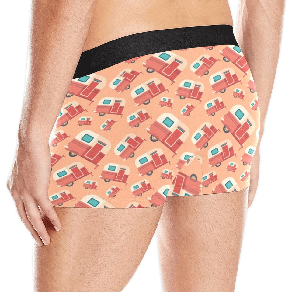 Camper Van Pattern Print Design 03 Men's All Over Print Boxer Briefs Men's Underwear