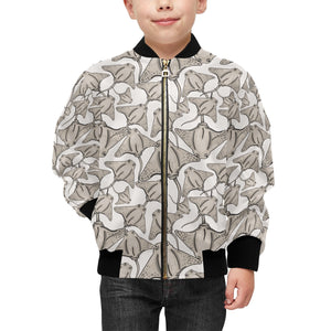 Stingray Pattern Print Design 05 Kids' Boys' Girls' Bomber Jacket