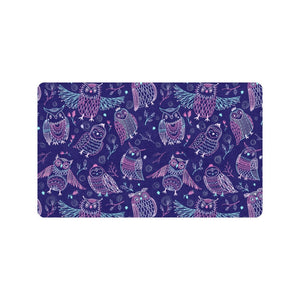Cute owls pattern boho style ornament Doormat